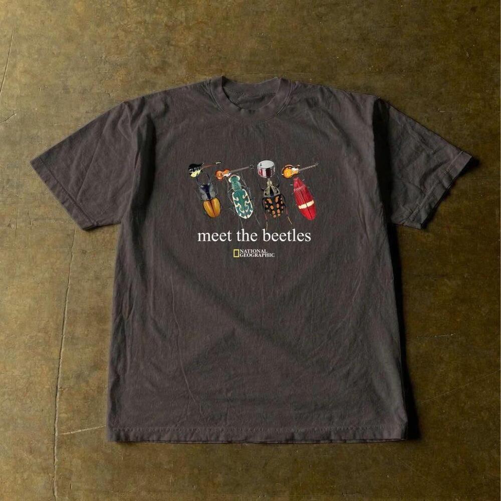 National Geographic Meet The Beetles Cotton T Shirt